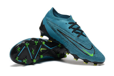 Men's Nike Phantom GX Elite FG Firm Ground Low-Tops Football Boots - Blue/Black/Yellow