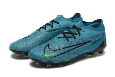 Men's Nike Phantom GX Elite FG Firm Ground Low-Tops Football Boots - Blue/Black/Yellow