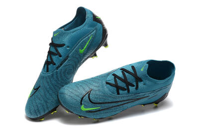 Men's Nike Phantom GX Elite FG Firm Ground Low-Tops Football Boots - Blue/Black/Yellow