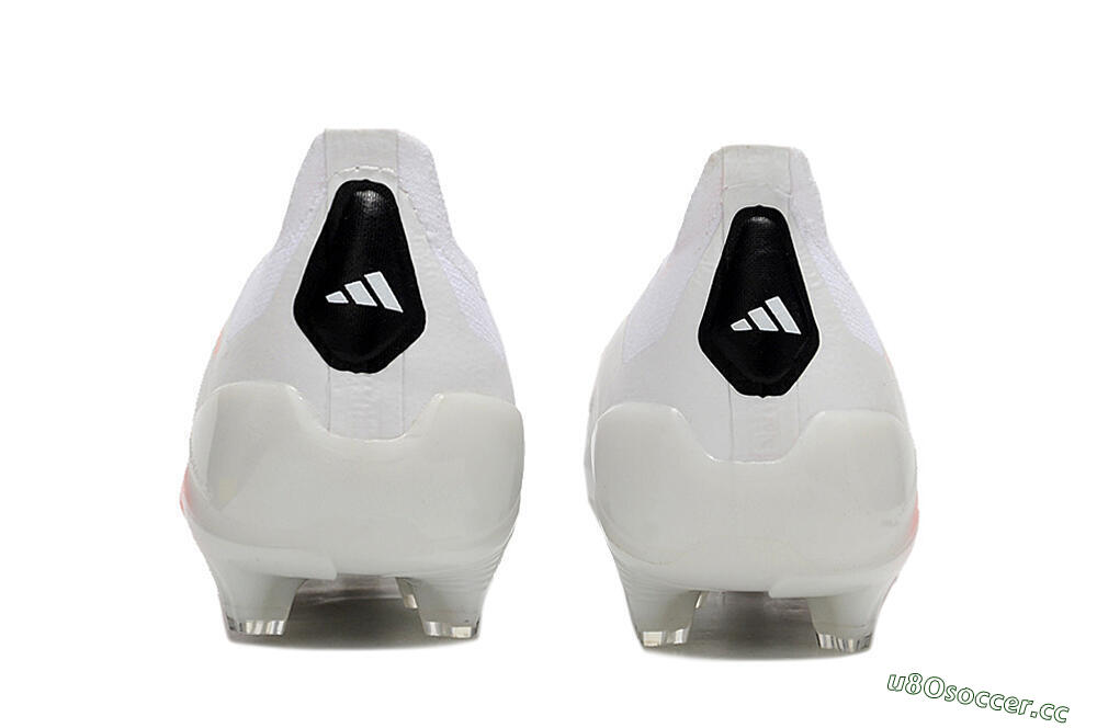 Unisex Adidas Predator Accuracy+ FG Firm Ground Low-Tops Football Boots - Beige/White/Red 5