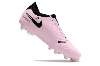 Men's Nike Tiempo Legend 10 Elite FG Firm Ground Low-Tops Football Boots - Pink/Black