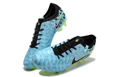 Men's Nike Tiempo Legend 10 Elite FG Firm Ground Low-Tops Football Boots - Jade/Black/Yellow