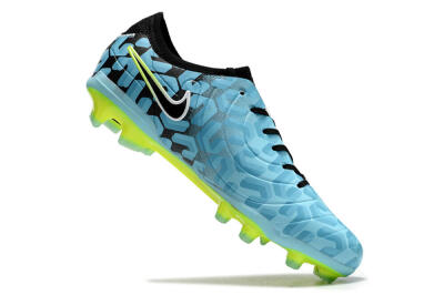 Men's Nike Tiempo Legend 10 Elite FG Firm Ground Low-Tops Football Boots - Jade/Black/Yellow