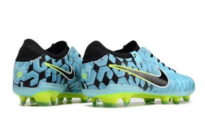 Men's Nike Tiempo Legend 10 Elite FG Firm Ground Low-Tops Football Boots - Jade/Black/Yellow