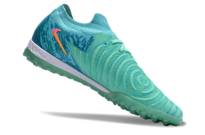 Men's Nike Phantom GX 2 Elite TF Artificial Turf Low-Tops Football Shoes - Green/Pink/Orange