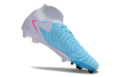 Men's Nike Phantom Luna Elite NU FG Firm Ground High-Tops Football Boots - Jade/White/Pink