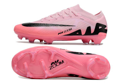 Men's Nike Air Zoom Mercurial Vapor 15 Elite FG Firm Ground Low-Tops Football Boots - Pink/Black