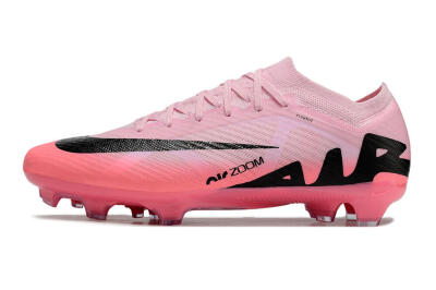 Men's Nike Air Zoom Mercurial Vapor 15 Elite FG Firm Ground Low-Tops Football Boots - Pink/Black