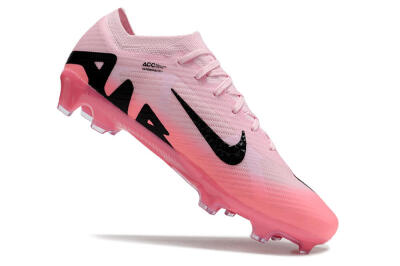 Men's Nike Air Zoom Mercurial Vapor 15 Elite FG Firm Ground Low-Tops Football Boots - Pink/Black