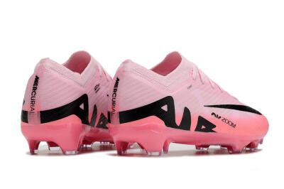 Men's Nike Air Zoom Mercurial Vapor 15 Elite FG Firm Ground Low-Tops Football Boots - Pink/Black