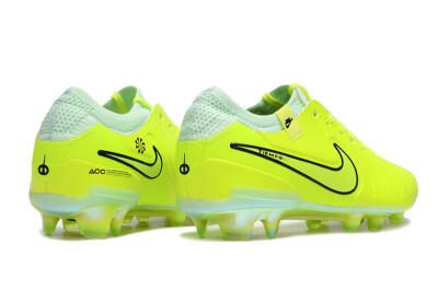 Men's Nike Tiempo Legend 10 Elite FG Firm Ground Low-Tops Football Boots - Yellow/Jade/Gold