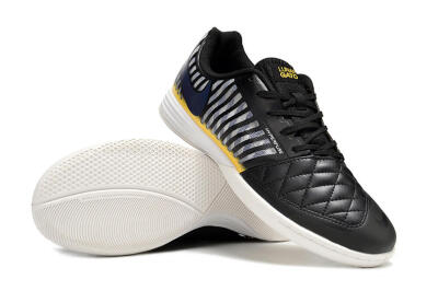 Unisex Nike Lunar Gato 2 IC Indoor & Futsal Low-Tops Football Shoes - Black/Blue/Yellow