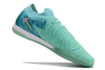 Men's Nike Phantom GX 2 Elite IC Indoor & Futsal Low-Tops Football Shoes - Jade/Pink/Orange