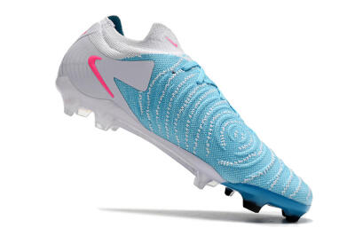 Men's Nike Phantom Luna Elite NU FG Firm Ground Low-Tops Football Boots - Blue/White/Pink