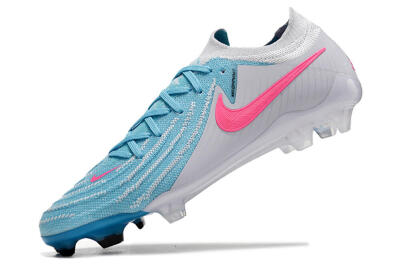 Men's Nike Phantom Luna Elite NU FG Firm Ground Low-Tops Football Boots - Blue/White/Pink