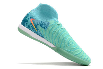 Men's Nike Phantom Luna Elite NU IC Indoor & Futsal High-Tops Football Shoes - Jade/Pink/Orange