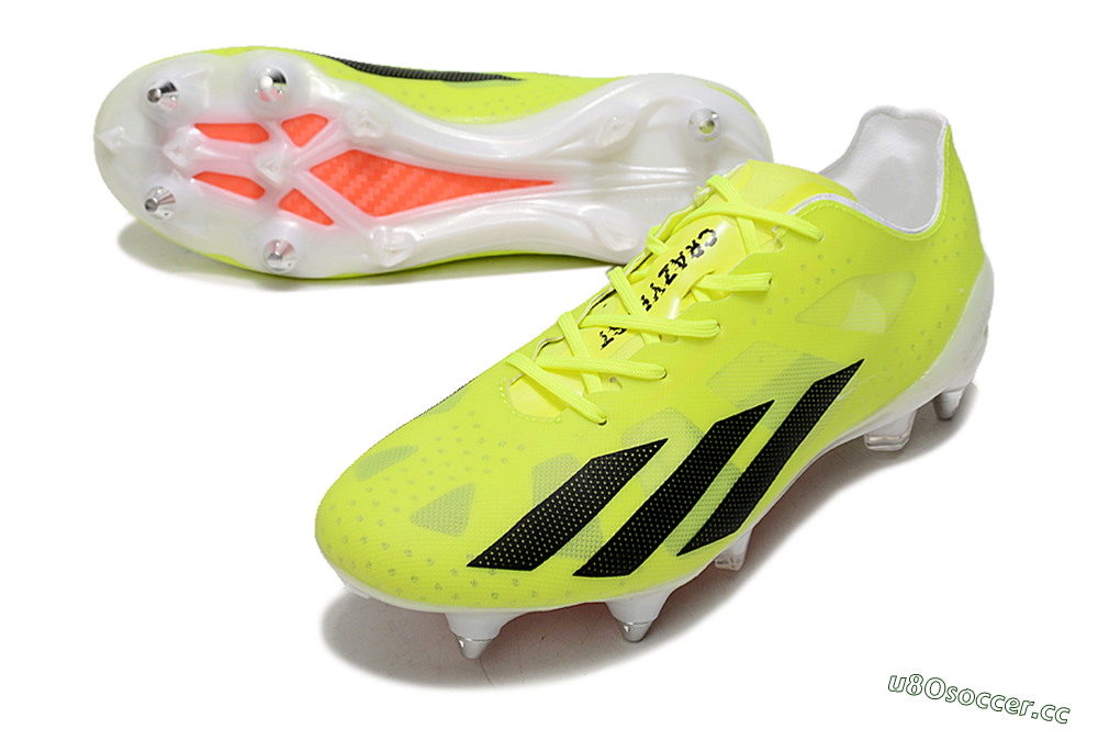 Men's Adidas X Crazyfast.1 SG Soft Ground Low-Tops Football Boots - Yellow/Black/Red 3
