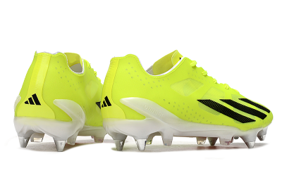 Men's Adidas X Crazyfast.1 SG Soft Ground Low-Tops Football Boots - Yellow/Black/Red