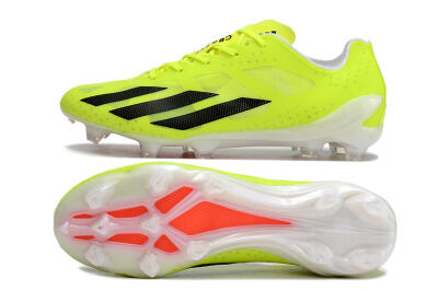 Men's Adidas X Crazylight+ FG Firm Ground Low-Tops Football Boots - Yellow/Black/Red