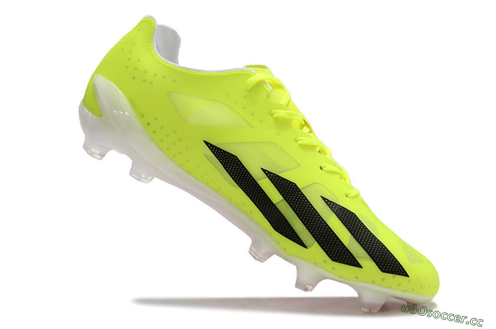 Men's Adidas X Crazylight+ FG Firm Ground Low-Tops Football Boots - Yellow/Black/Red 4