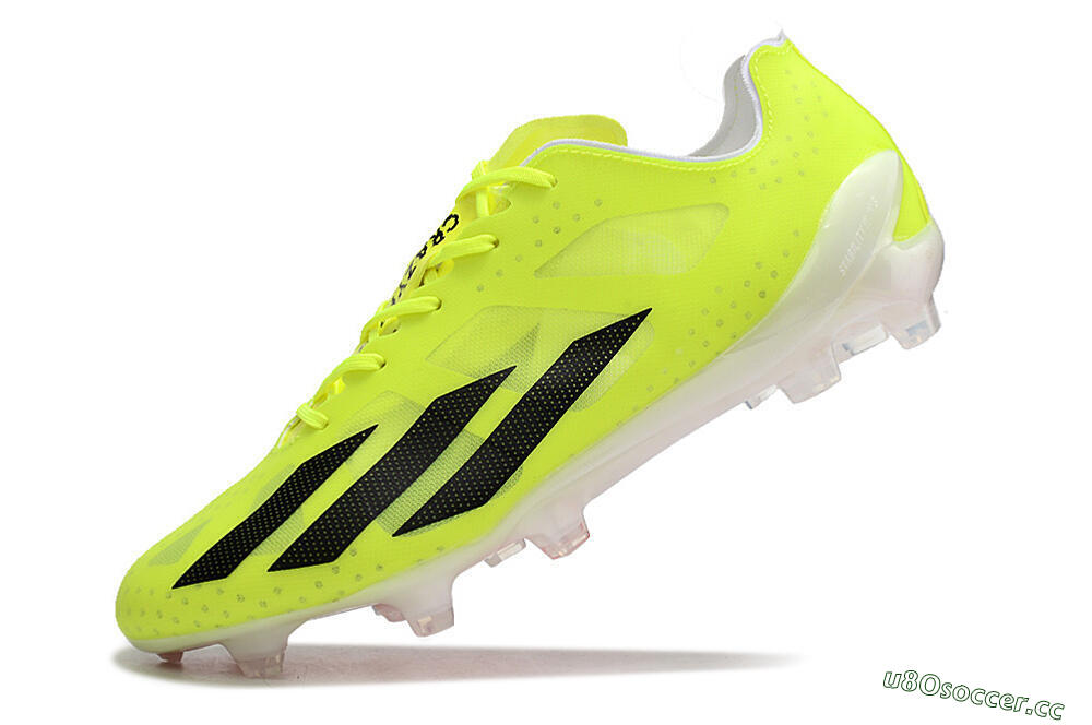 Men's Adidas X Crazylight+ FG Firm Ground Low-Tops Football Boots - Yellow/Black/Red 5