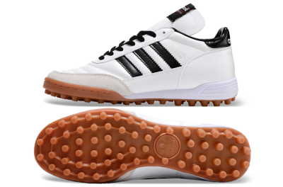 Men's Adidas Copa Mundial Team Astro TF Artificial Turf Low-Tops Football Shoes - Black/White