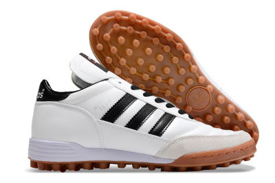 Men's Adidas Copa Mundial Team Astro TF Artificial Turf Low-Tops Football Shoes - Black/White