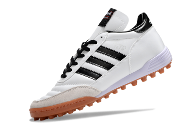Men's Adidas Copa Mundial Team Astro TF Artificial Turf Low-Tops Football Shoes - Black/White