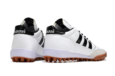 Men's Adidas Copa Mundial Team Astro TF Artificial Turf Low-Tops Football Shoes - Black/White
