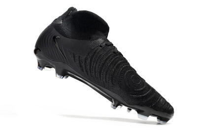 Men's Nike Phantom Luna Elite FG Firm Ground High-Tops Football Boots - Black/White/Blue