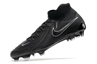 Men's Nike Phantom Luna Elite FG Firm Ground High-Tops Football Boots - Black/White/Blue