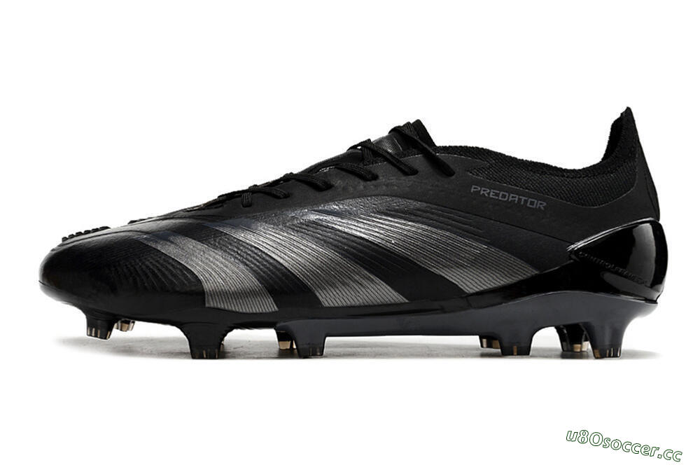 Men's Adidas Predator Accuracy.1 FG Firm Ground Low-Tops Football Boots - Black/Dark Blue 0