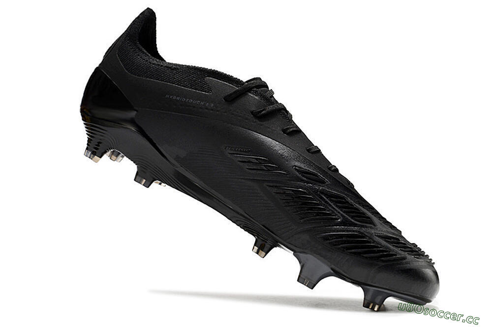 Men's Adidas Predator Accuracy.1 FG Firm Ground Low-Tops Football Boots - Black/Dark Blue 4