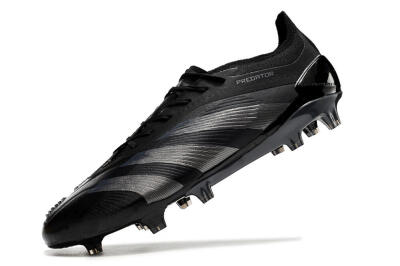 Men's Adidas Predator Accuracy.1 FG Firm Ground Low-Tops Football Boots - Black/Dark Blue