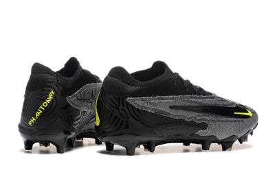 Men's Nike Phantom GX Elite FG Firm Ground Low-Tops Football Boots - Black/Grey/Yellow