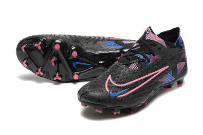 Men's Nike Phantom GX Elite FG Firm Ground Low-Tops Football Boots - Black/Pink/Blue