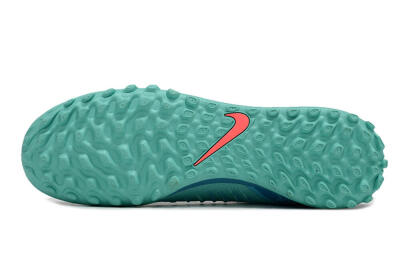 Men's Nike Phantom Luna Elite TF Artificial Turf High-Tops Football Shoes - Jade/Orange/Yellow