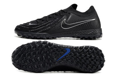 Men's Nike Phantom GX 2 Elite TF Artificial Turf Low-Tops Football Shoes - Black/White/Blue