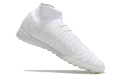 Men's Nike Phantom Luna Elite NU TF Artificial Turf High-Tops Football Shoes - White/Black