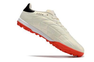 Men's Adidas Copa Pure.3 TF Artificial Turf Low-Tops Football Shoes - White/Black/Red