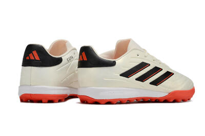 Men's Adidas Copa Pure.3 TF Artificial Turf Low-Tops Football Shoes - White/Black/Red