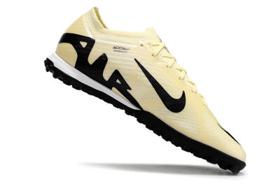 Men's Nike Air Zoom Mercurial Vapor 15 Elite TF Artificial Turf Low-Tops Football Shoes - Beige/Black/White