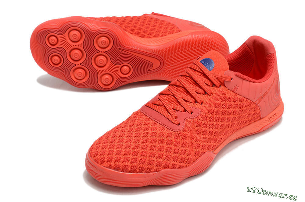 Men's Nike React Gato IC Indoor & Futsal Low-Tops Football Shoes - Red/Red 3