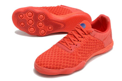 Men's Nike React Gato IC Indoor & Futsal Low-Tops Football Shoes - Red/Red