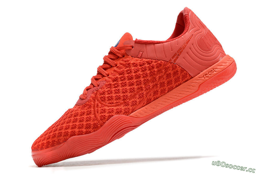 Men's Nike React Gato IC Indoor & Futsal Low-Tops Football Shoes - Red/Red 5