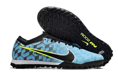 Unisex Nike Air Zoom Mercurial Vapor 15 Elite TF Artificial Turf Low-Tops Football Shoes - Blue/White/Black