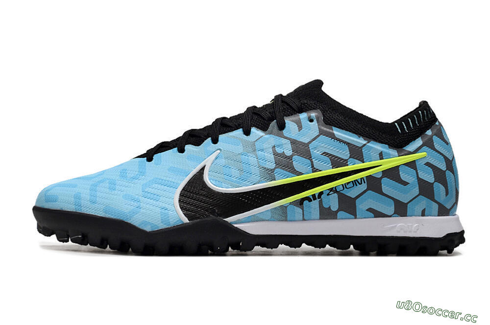 Unisex Nike Air Zoom Mercurial Vapor 15 Elite TF Artificial Turf Low-Tops Football Shoes - Blue/White/Black 0