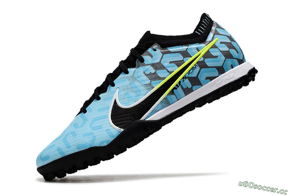 Unisex Nike Air Zoom Mercurial Vapor 15 Elite TF Artificial Turf Low-Tops Football Shoes - Blue/White/Black 5