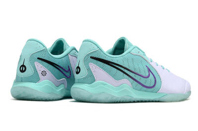Men's Nike Tiempo Legend 10 Pro IC Indoor & Futsal Low-Tops Football Shoes - White/Blue/Purple