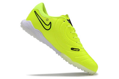 Men's Nike Tiempo Legend 10 Pro TF Artificial Turf Low-Tops Football Shoes - Yellow/Black/White